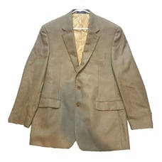 Lauren Ralph Lauren Sport Coat Mens 42 Tan Single Breasted Rayon Suit Blazer