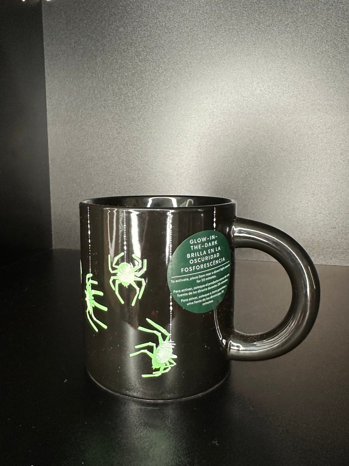 Starbucks Mexico 2023 Mug Ceramic Dia De Muertos Halloween Glow in the Dark