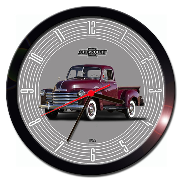 1953 CHEVROLET CHEVY PICKUP TRUCK WALL CLOCK