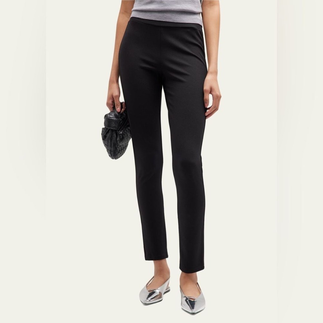 Theory Shawn Pull-On Stretch Pants Leggings size P