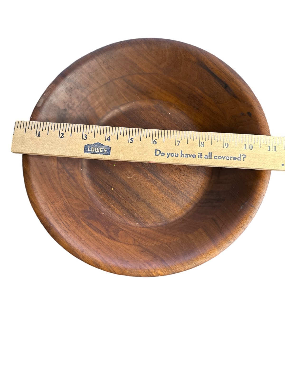 Vintage Beautiful set of 5 wooden bowls.by 'Burl Walnut' in Billings, Missouri.