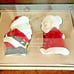 NEW 2 PCS Pottery Barn Kissing Santa Clauses Salt & Pepper Shakers Christmas Set