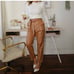 Express super high waisted Faux Leather Belted Vegan Ankle Pants, beautiful Came