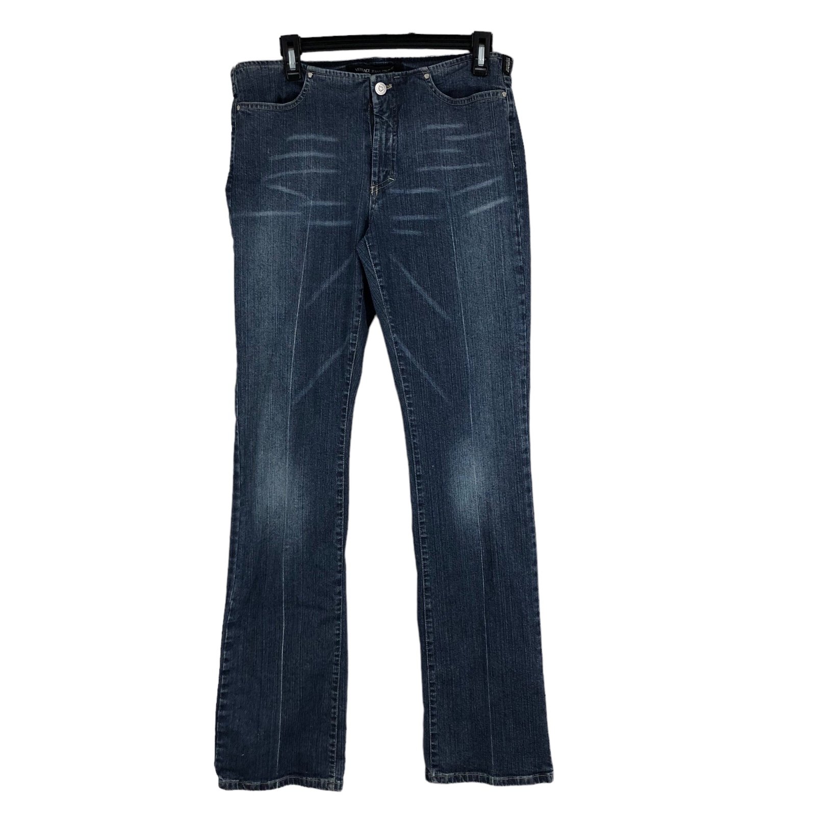 Versace Jeans Couture Straight Leg, Intentional Whiskering, Rare, SZ 30 Tall
