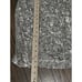 Generation Love Donna Sequin Mini Dress Puff Sleeves Lined Silver Size L NEW