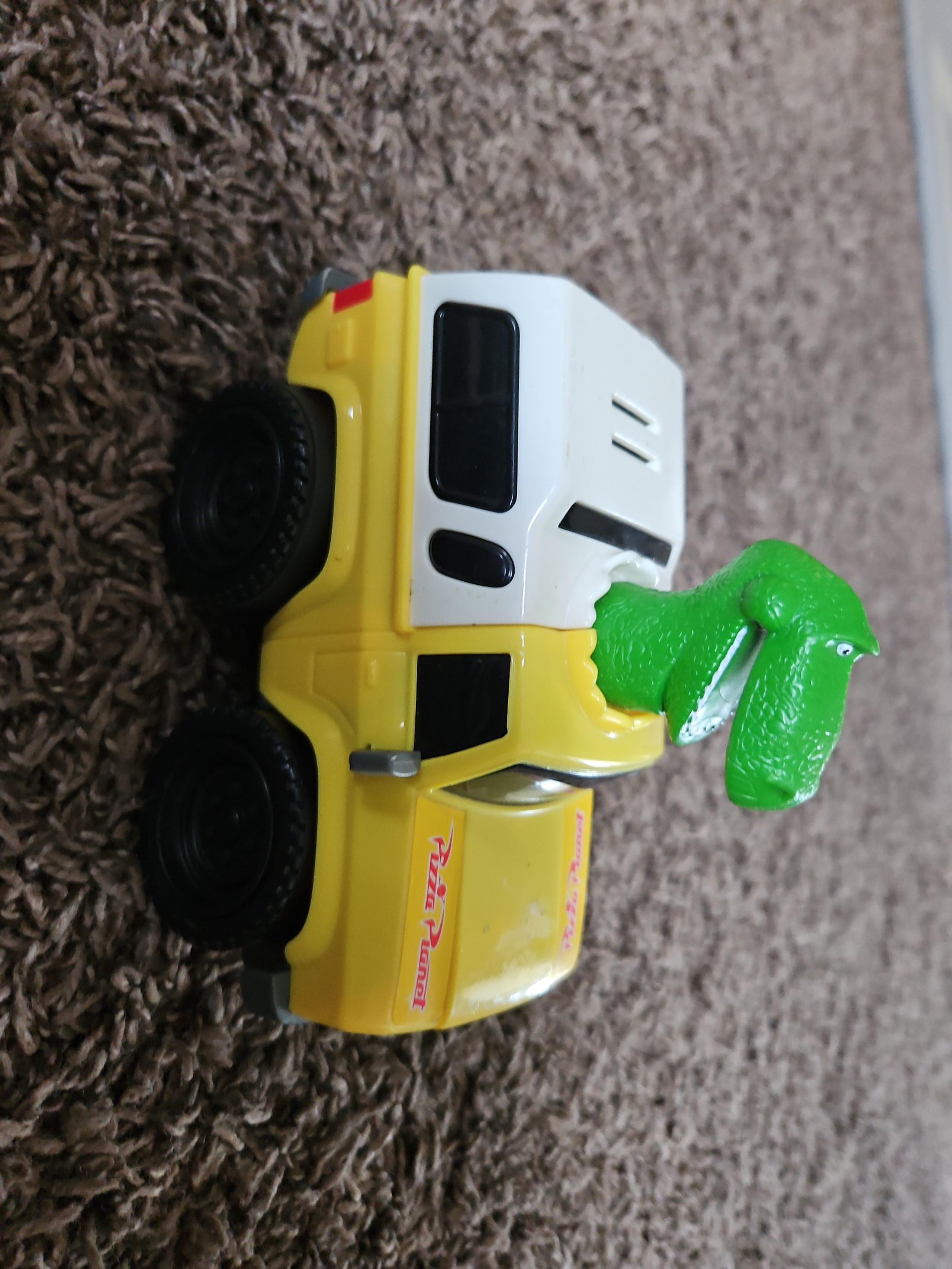 Disney Pixar Toy Story Shake N Go Car Dinosaur REX Pizza Planet Yo Truck WORKING
