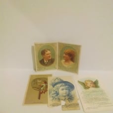 Antique Victorian Print Advertising Trade Cards Lot of 4