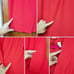 Vintage 90s Liz Claiborne Red Sheath Dress & Blazer Set