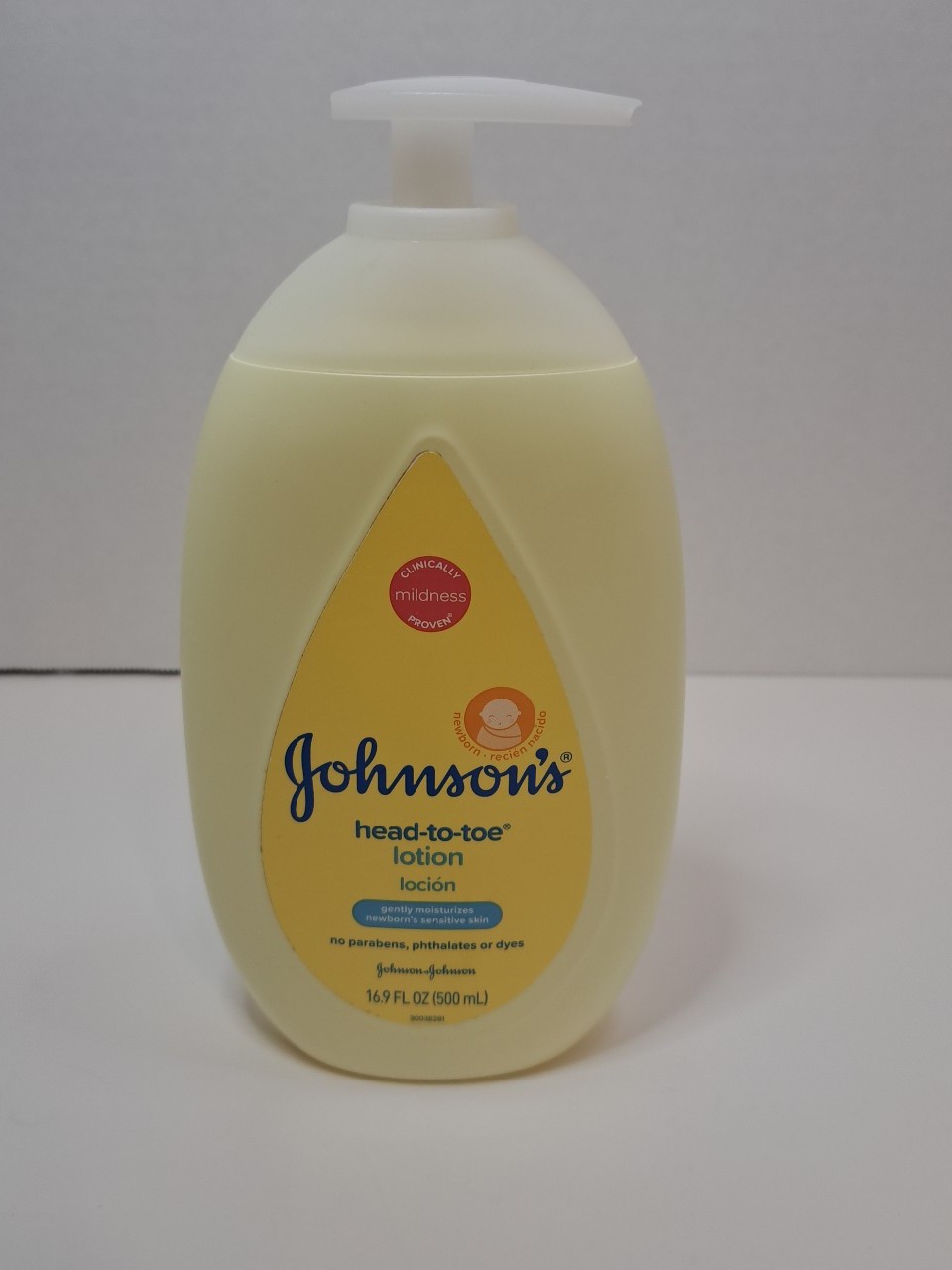 Johnson's Head-to-Toe Moisturizing Baby Body Lotion for Sensitive Skin -NEW