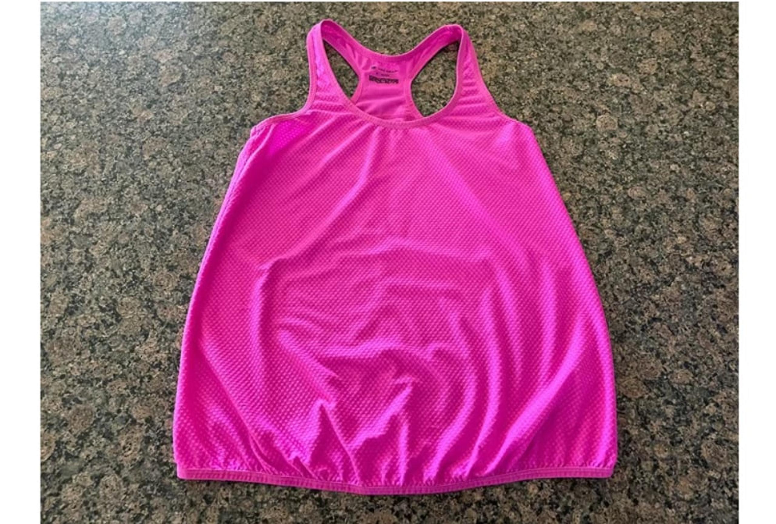 Women's Tek Gear athletic racer back tank top size XS hot pink sleeveless