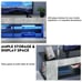 57 NEW Modern Americana Glossy LED TV Stand w/ Side Cabinets