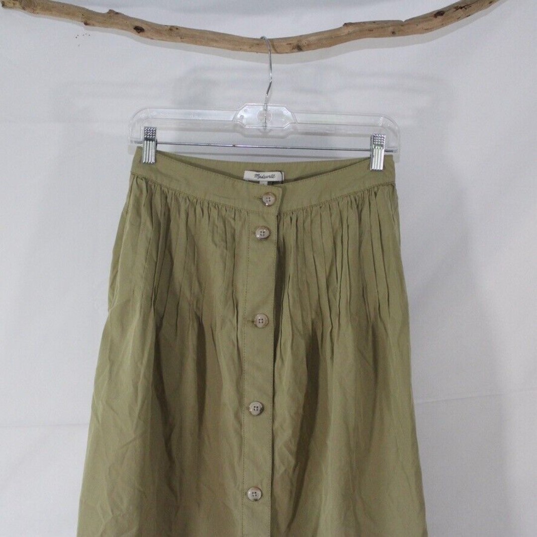 button front midi skirt forever 21