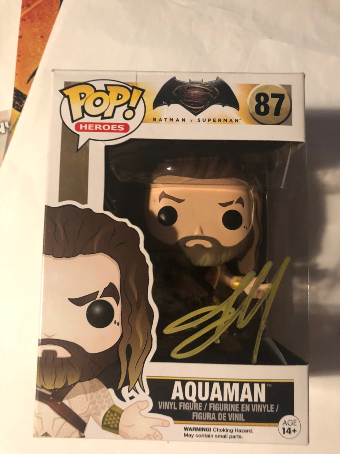 Jason mamoa autographed funko