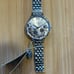 Olivia Burton All Silver Bejewelled Watch With 34mm Lace Detail Floral Face.