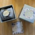 Olivia Burton All Silver Bejewelled Watch With 34mm Lace Detail Floral Face.