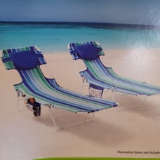 Mainstays face-down backpack beach lounger 1 pc.