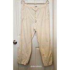 L.L. Bean Linen Pants Ivory Men's Large