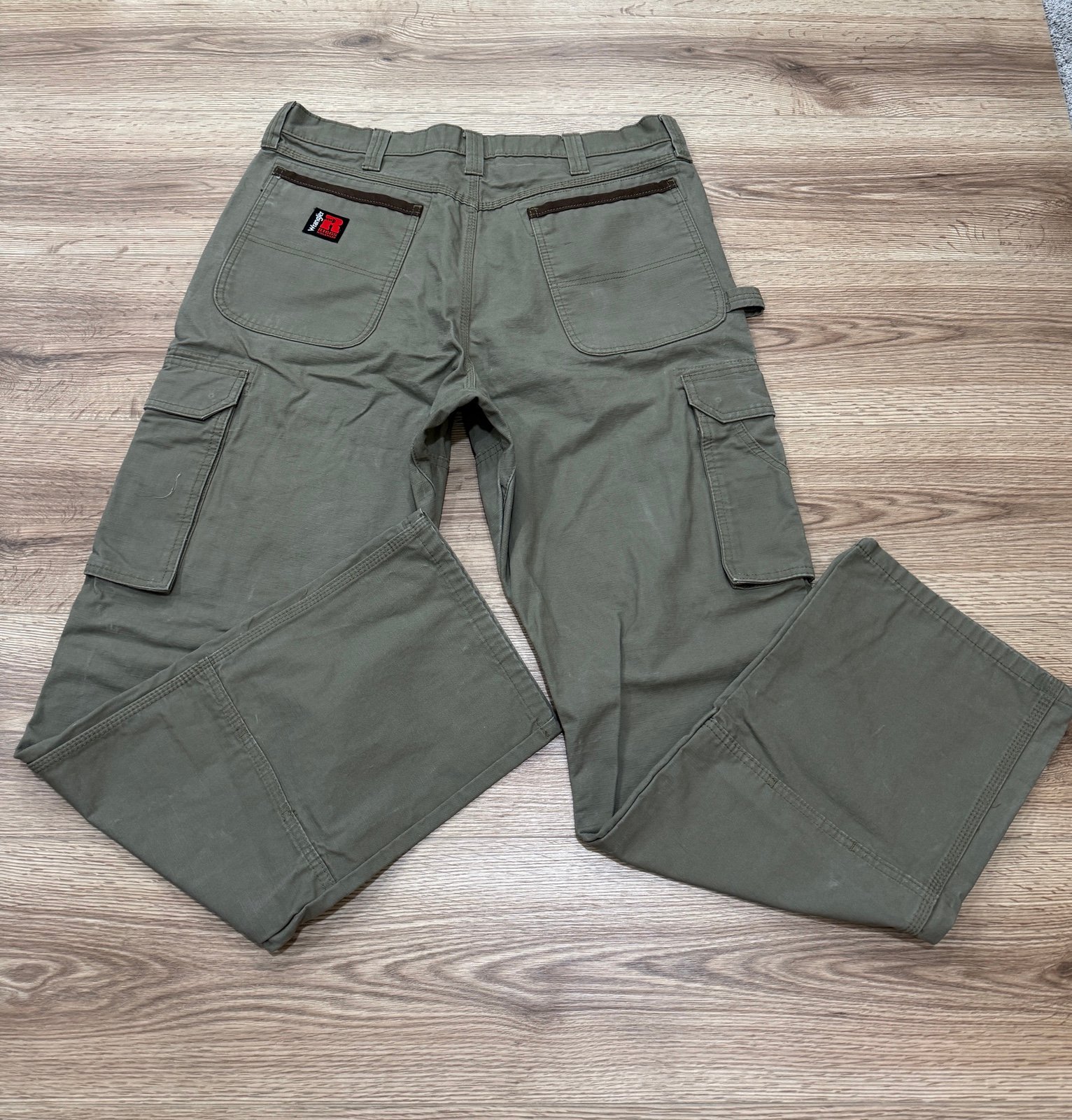 Vintage Wrangler Riggs Military Green Workwear Pants