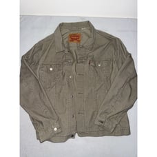 Vintage Levi's Corduroy Jacket Men's XL Brown Button Up Trucker USA 90s Style