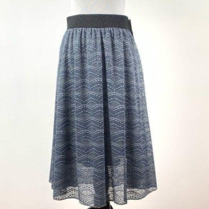 Lularoe Lola skirt S 4-6 elastic waist high/lo