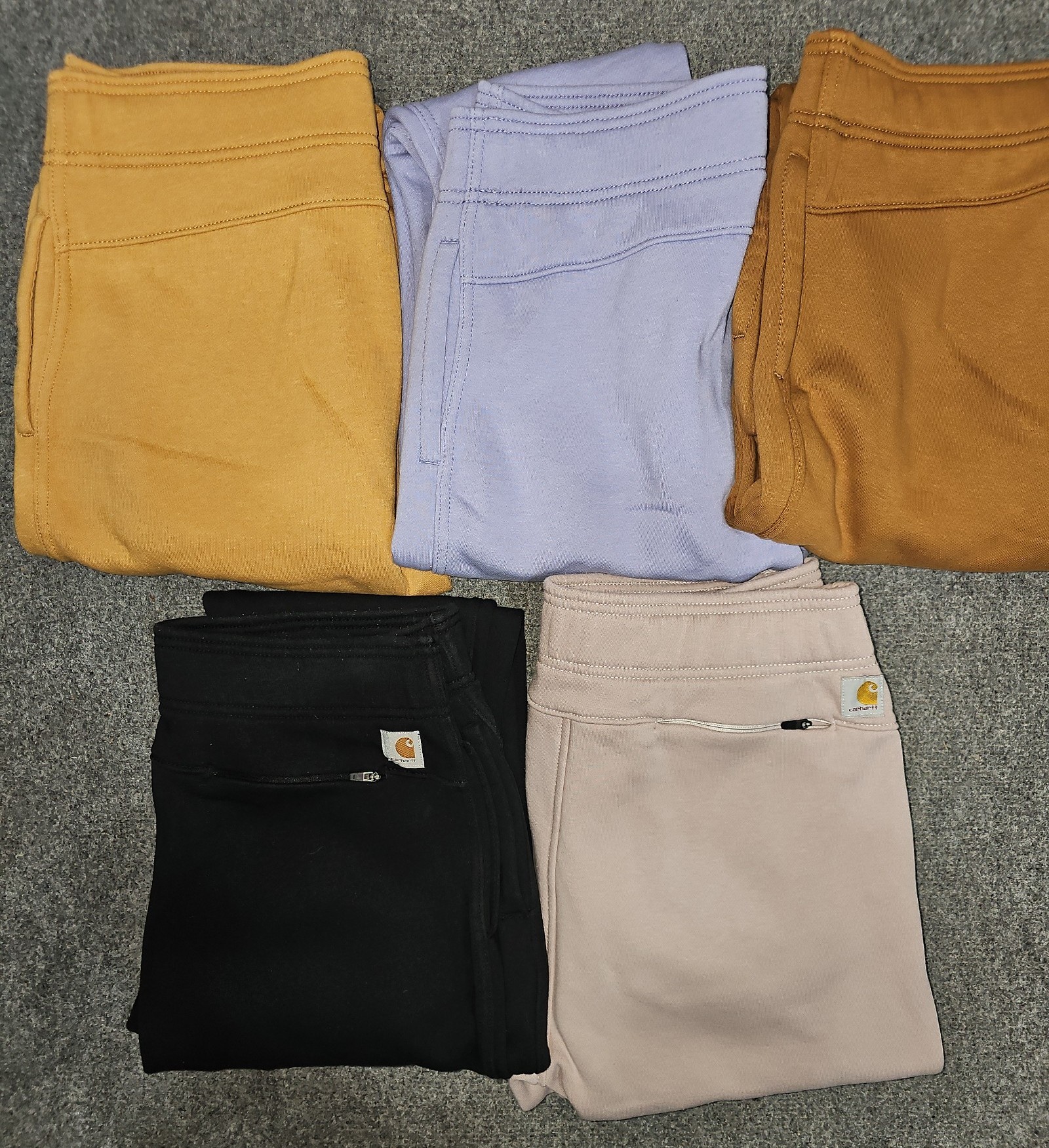 BUNDLE ×5. Carhartt Womens Heavyweight Relaxed Fit Sweatpants Size SM 4-6