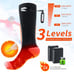 Rechargeable heated socks
