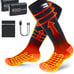 Rechargeable heated socks