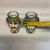 TESTA SICILIANA, 2 Sicilian Moor's Heads in Caltagirone Ceramics