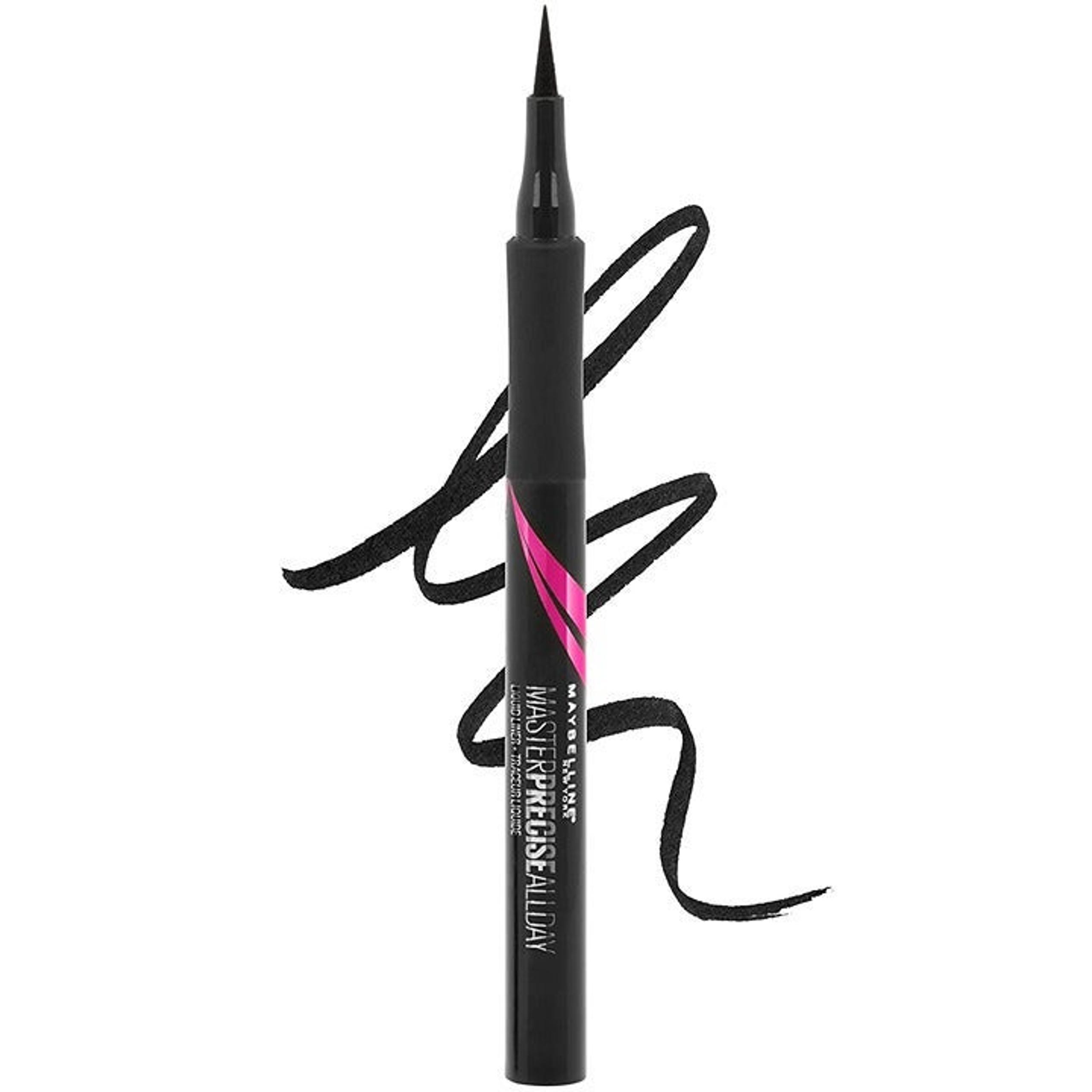 Maybelline Eyestudio Master Precise All Day Waterproof Liquid Eyeliner, Black