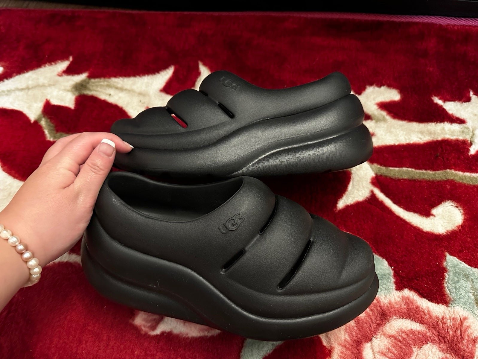 BLACK UGG SPORT YEAH CLOG
