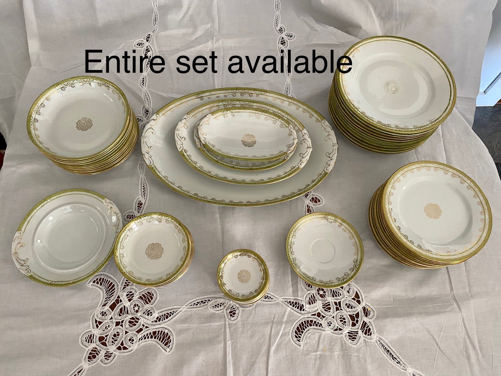 Vintage Adolf Persch china set of 58 pieces
