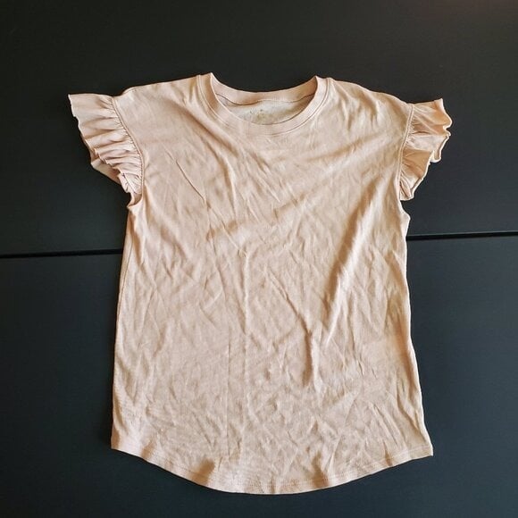 Kate Spade Shirt. Light pink. Ruffle Sleeves. Size XS Small.