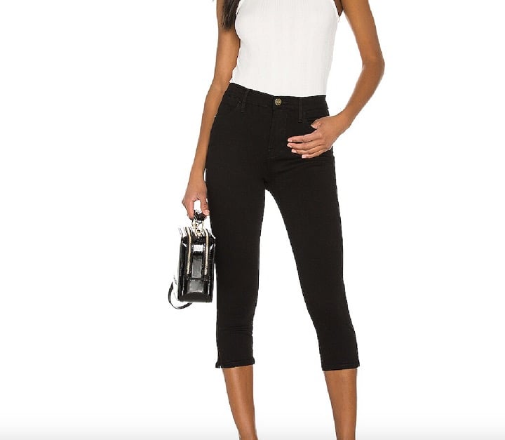 FRAME Le High Pedal Pusher Skinny Film Noir size 25