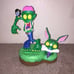 Cartoon Zombie and his Dog