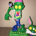 Cartoon Zombie and his Dog