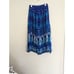 ZARA 89 BLUE PRINTED DRAWSTRING MIDI SKIRT SEQUIN 6895/075 XS M XL NWT