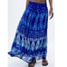 ZARA 89 BLUE PRINTED DRAWSTRING MIDI SKIRT SEQUIN 6895/075 XS M XL NWT