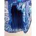 ZARA 89 BLUE PRINTED DRAWSTRING MIDI SKIRT SEQUIN 6895/075 XS M XL NWT