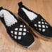 Polo Ralph Lauren Espadrille Loafer Macrame Black Size 6B Textile Brand New