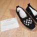 Polo Ralph Lauren Espadrille Loafer Macrame Black Size 6B Textile Brand New