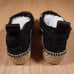 Polo Ralph Lauren Espadrille Loafer Macrame Black Size 6B Textile Brand New