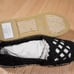 Polo Ralph Lauren Espadrille Loafer Macrame Black Size 6B Textile Brand New