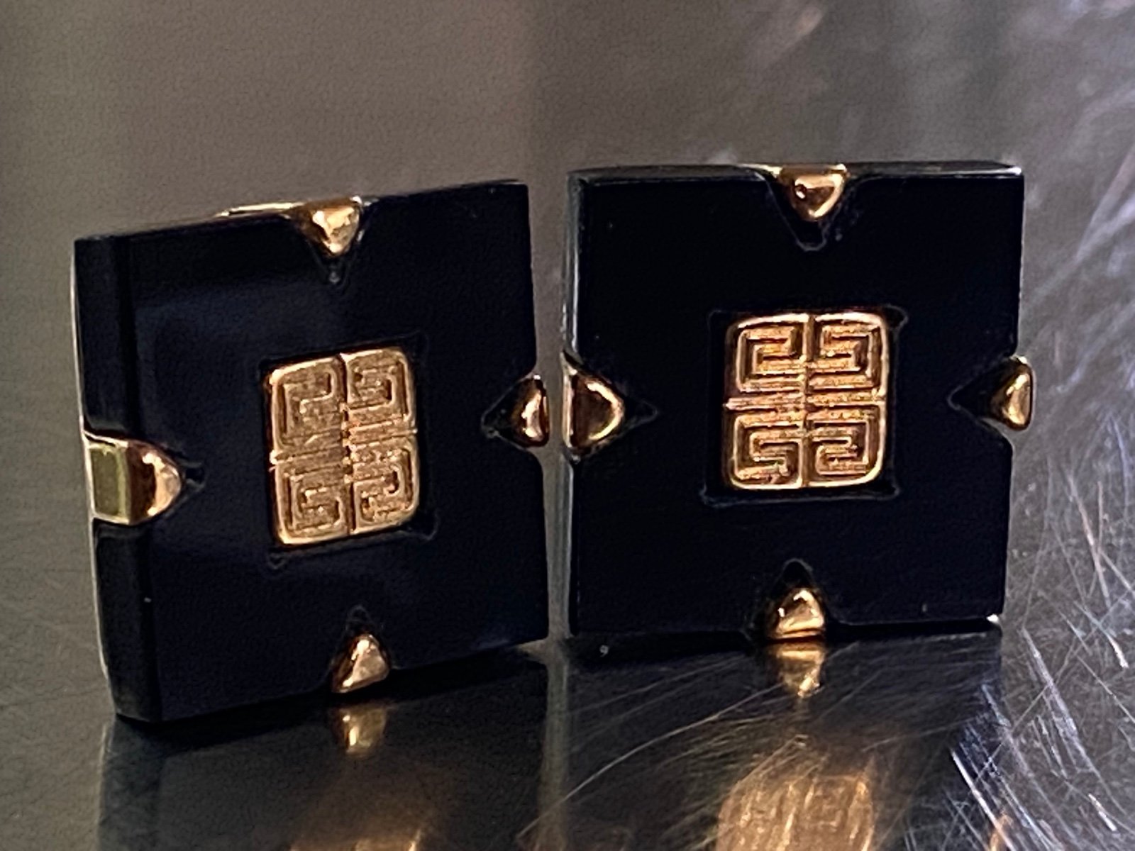 Givenchy, Signed, Clip Earrings. Elegant.