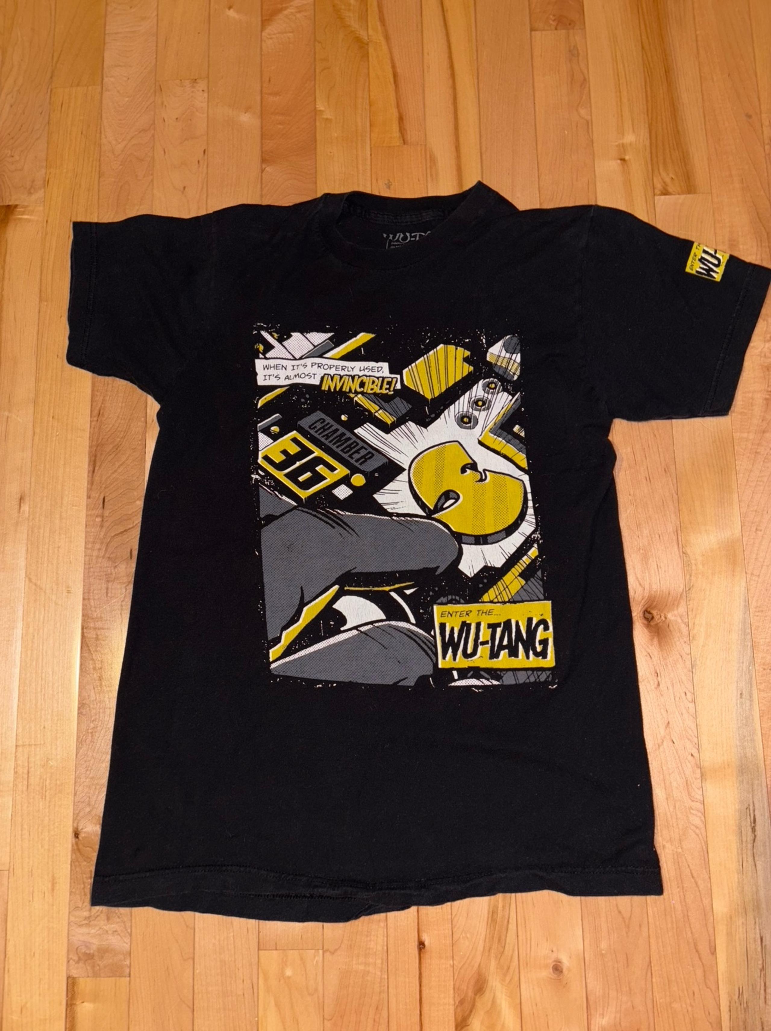 GUC! Men’s Wu-Tang Clan 36 Chambers Medium Black T Tee Shirt