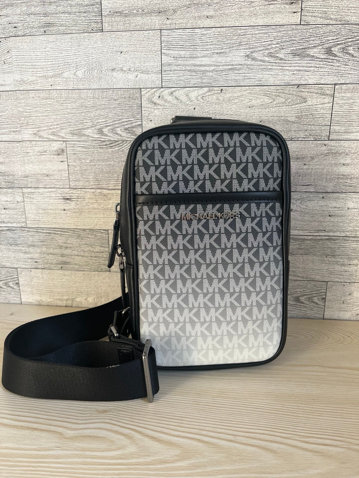 Michael Kors Black Ombré Medium Sling Pack
