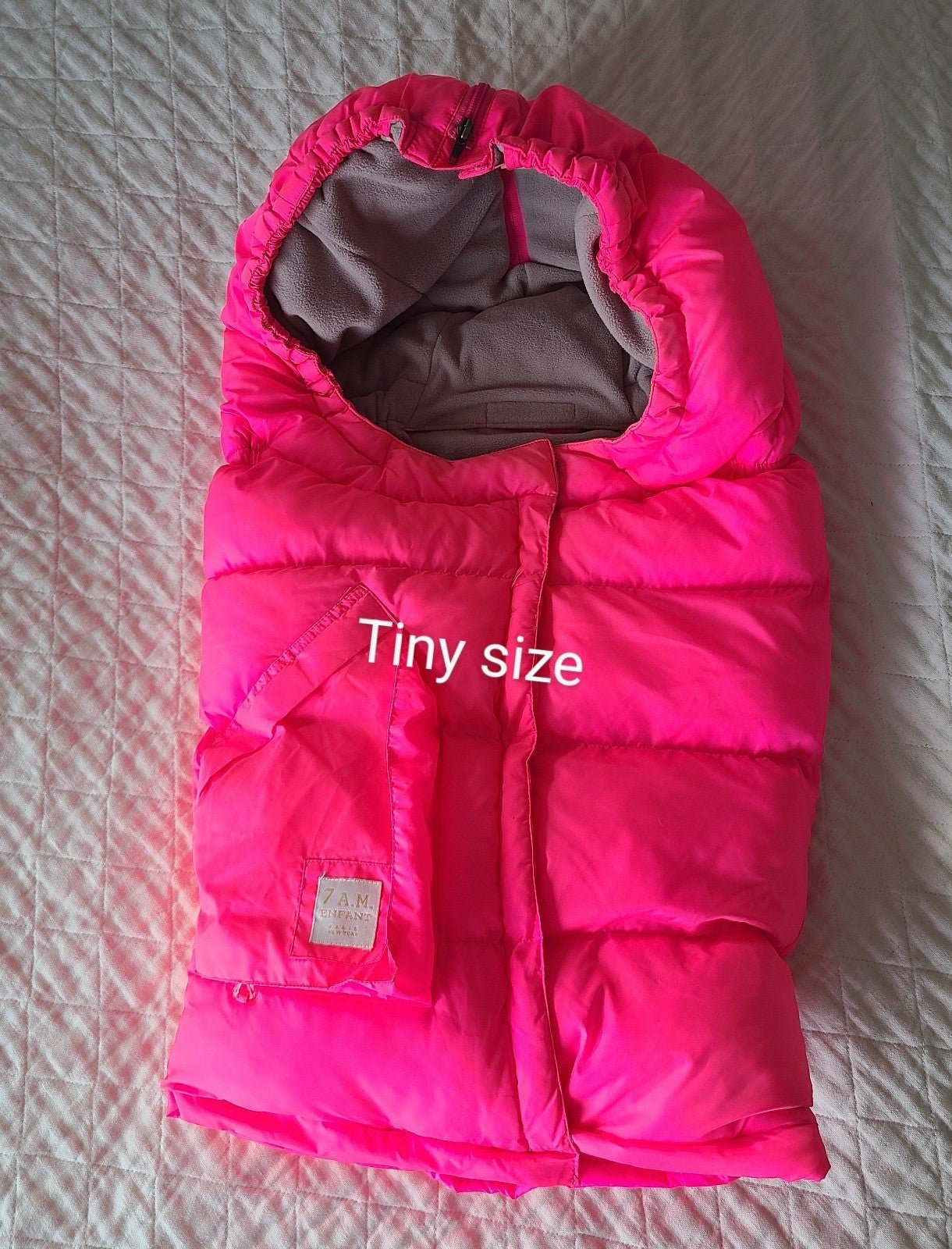 7 A.M. Enfant Blanket Sleeper 212 Evolution, Neon Pink