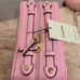 Calpak Large Clear Cosmetics Case Strawberry Pink NWT
