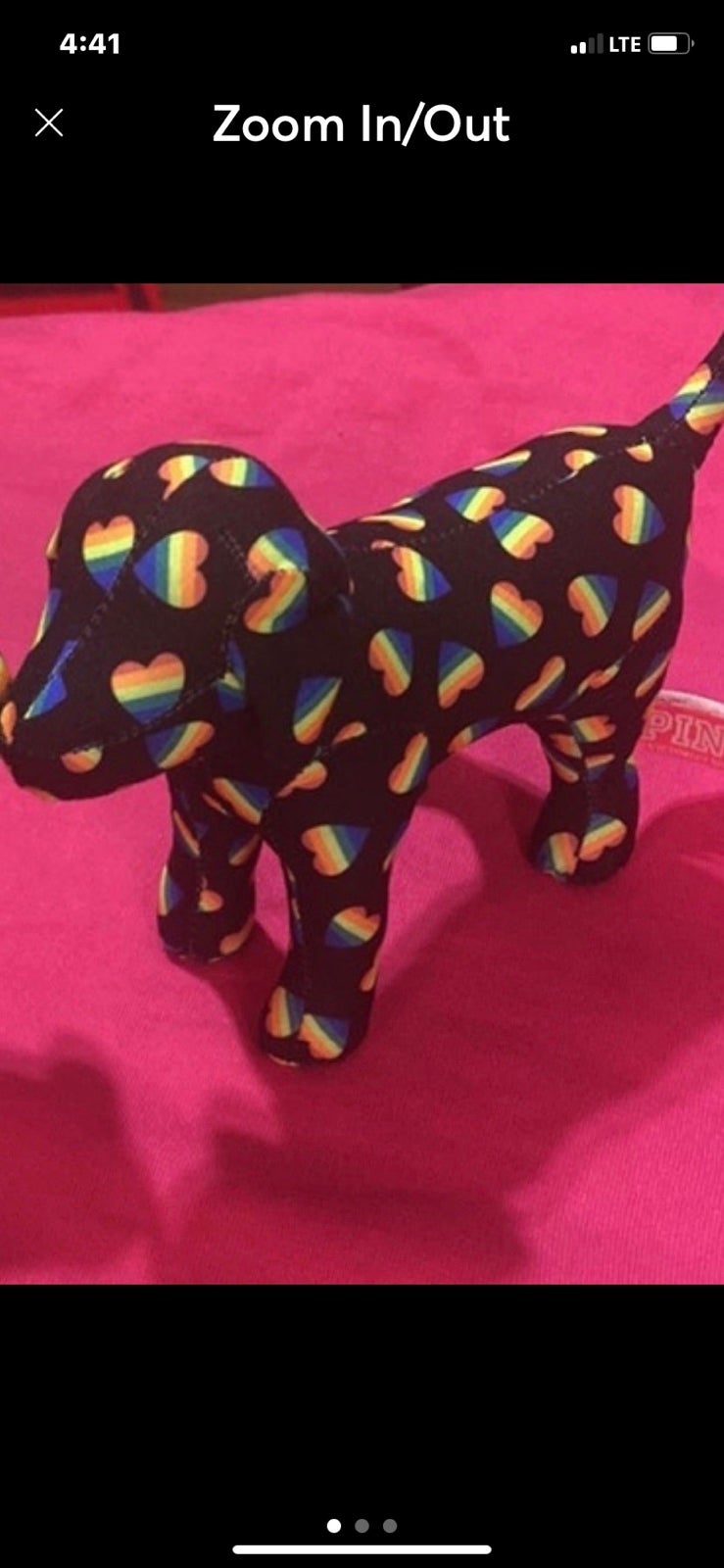 Bundle of 10 Pink pride dogs