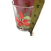 Poinsettia Low Ball 4 Glasses by Mary Lou Goertzen Portugal Crisal Drinking