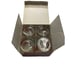 Poinsettia Low Ball 4 Glasses by Mary Lou Goertzen Portugal Crisal Drinking